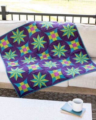 GO! Glorified Star of the East Throw Quilt Pattern