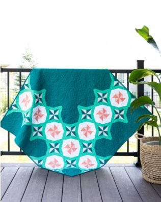 GO! Road to Fortune Throw Quilt Pattern