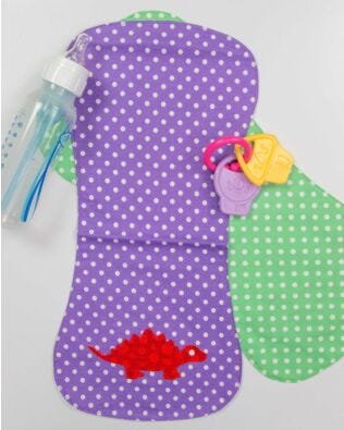 GO! Roar, Baby, Roar Burp Cloths Pattern