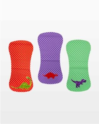 GO! Roar, Baby, Roar Burp Cloths Pattern