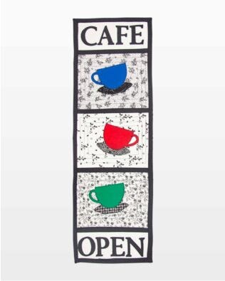 GO! Cafe Wall Hanging & Potholders Pattern