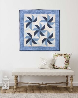 GO! Whirling Snowflakes Wall Hanging Pattern