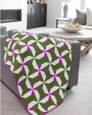 GO! Intertwined Lap Quilt Pattern