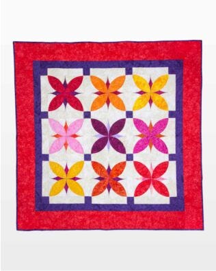 GO! Spring in Alabama Throw Quilt Pattern