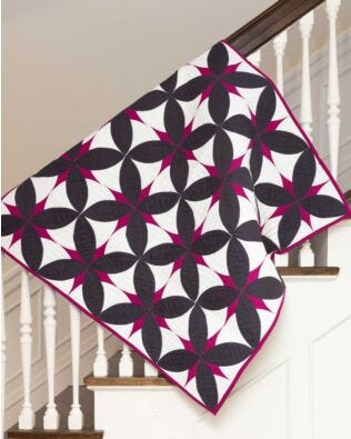 GO! Alabama Wavelength Throw Quilt Pattern
