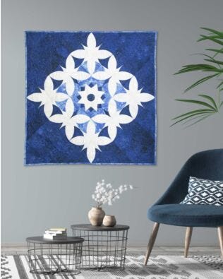 GO! Alabama Courtyard Wall Hanging Pattern