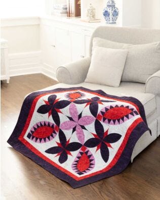 GO! Alabama Pickles Throw Quilt Pattern