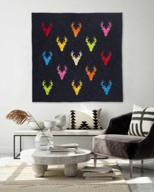 GO! Deer Nation Wall Hanging Pattern