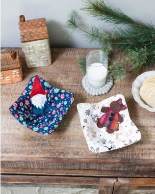 GO! Applique Small Bowl Cozy Pattern