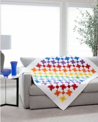 GO! Wacky Ways Throw Quilt Pattern