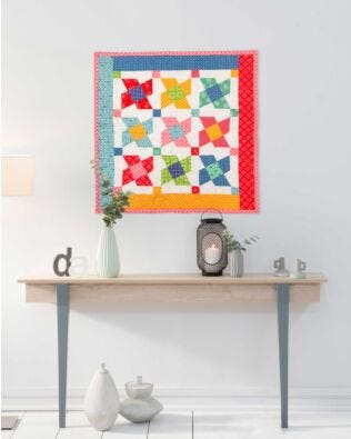 GO! Tilted Whimsy Wall Hanging Pattern