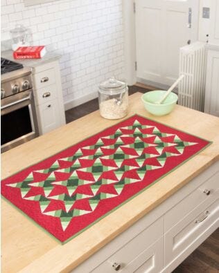 GO! Christmas Stars Table Runner Pattern
