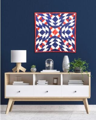 GO! Priscilla's Parallelograms Mini Quilt Pattern