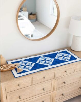 GO! Mosaic Spin Table Runner Pattern