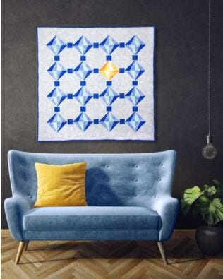 GO! One Light in the Dark Throw Quilt Pattern