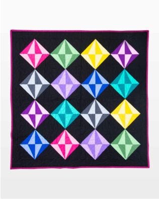 GO! Gemstones Throw Quilt Pattern