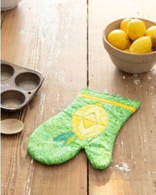 GO! Lemon Fresh Oven Mitt Pattern