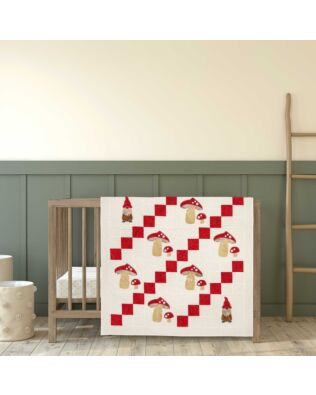 GO! Mushroom Chain Baby Quilt Pattern