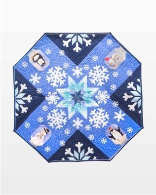 GO! Penguins, Snowmen & Snow Globes, Oh My! Table Topper Pattern