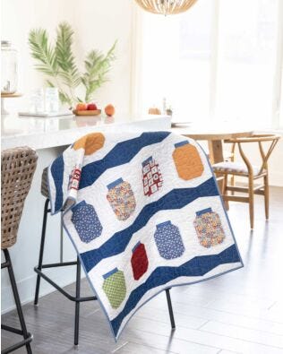 GO! Fruit Preserves Throw Quilt Pattern