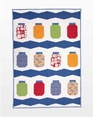 GO! Fruit Preserves Throw Quilt Pattern