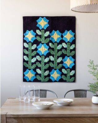 GO! Climbing Tulips Throw Quilt Pattern