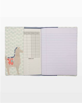 GO! No Drama Llama Notebook Cover Pattern