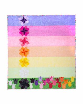 GO! Pella in Bloom Throw Quilt Pattern