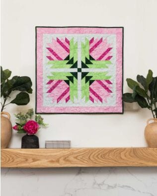 GO! Lotus Blooms Wall Hanging Pattern