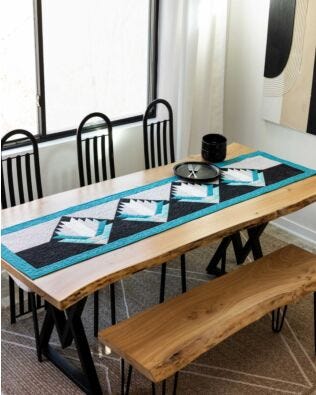 GO! Floating Lotus Blossom Table Runner Pattern