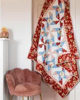 GO! Spring Fling Throw Quilt Pattern