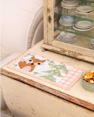 GO! Fox Snack Mat Pattern