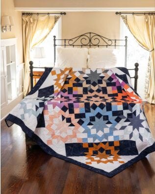 GO! Open Stripes Throw Quilt Pattern