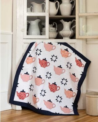 GO! High Tea Throw Quilt Pattern