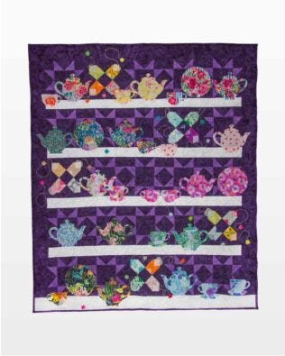 GO! Grandma's China Hutch Throw Quilt Pattern