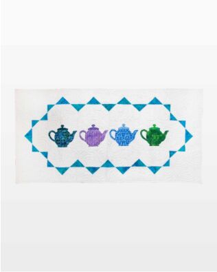 GO! Teapots Table Runner Pattern