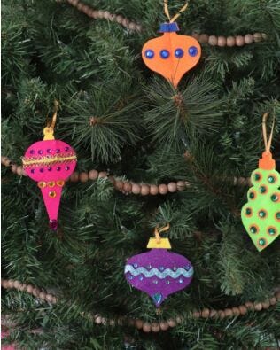 GO! Tree Ornaments Set Pattern
