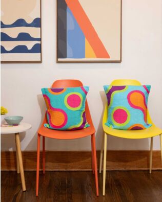 GO! Groovy Circles Pillow Cover Pattern