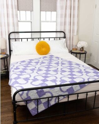 GO! Nine Patch Circles Throw Quilt Pattern