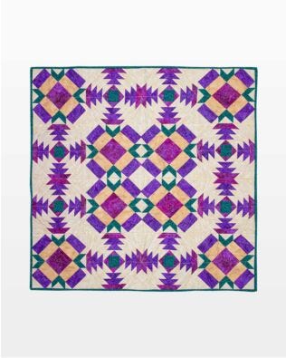 GO! Turkey in the Pineapples Throw Quilt Pattern