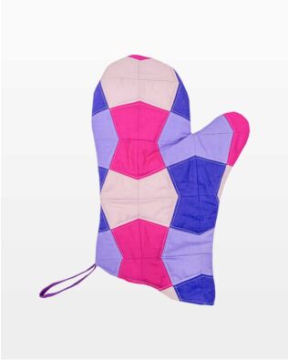 GO! Fractured Tumbler Oven Mitt Pattern