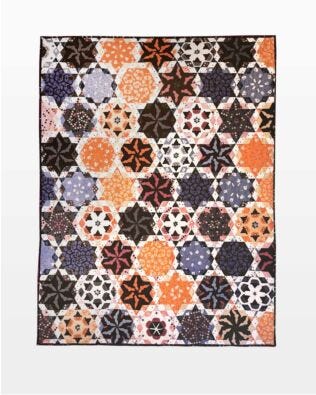GO! Ghost Town Jewels Throw Quilt Pattern