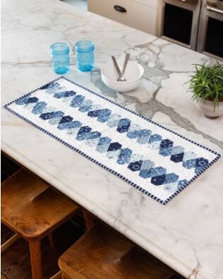 GO! EPP Jewel Table Runner Pattern