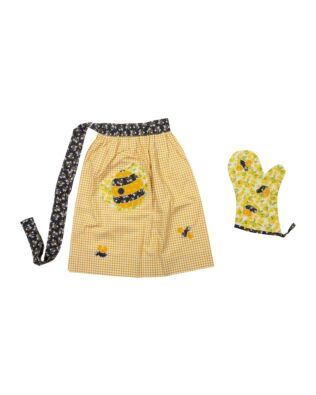 GO! Bee Half Apron and Oven Mitt-2 Piece Set Pattern