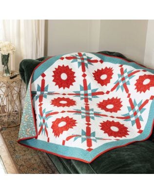 GO! Dalia Crossing Throw Quilt Pattern