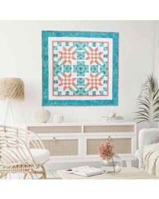 GO! Spring Stars Throw Quilt Pattern