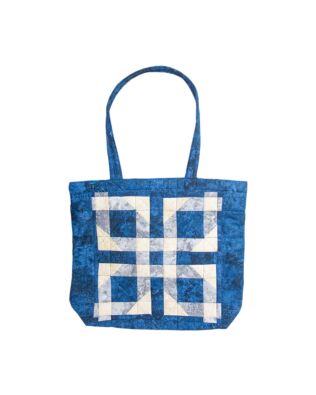 GO! Star & Cross Plaid Tote Bag Pattern