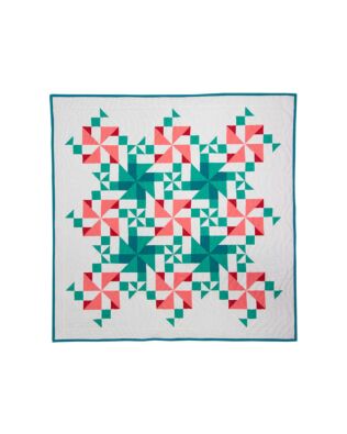 GO! Skipping Waves Throw Quilt Pattern