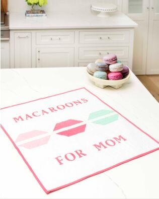 GO! Macaroons for Mom Wall Hanging Pattern