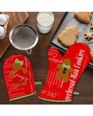 GO! Christmas Mini and Large Oven Mitts Pattern
